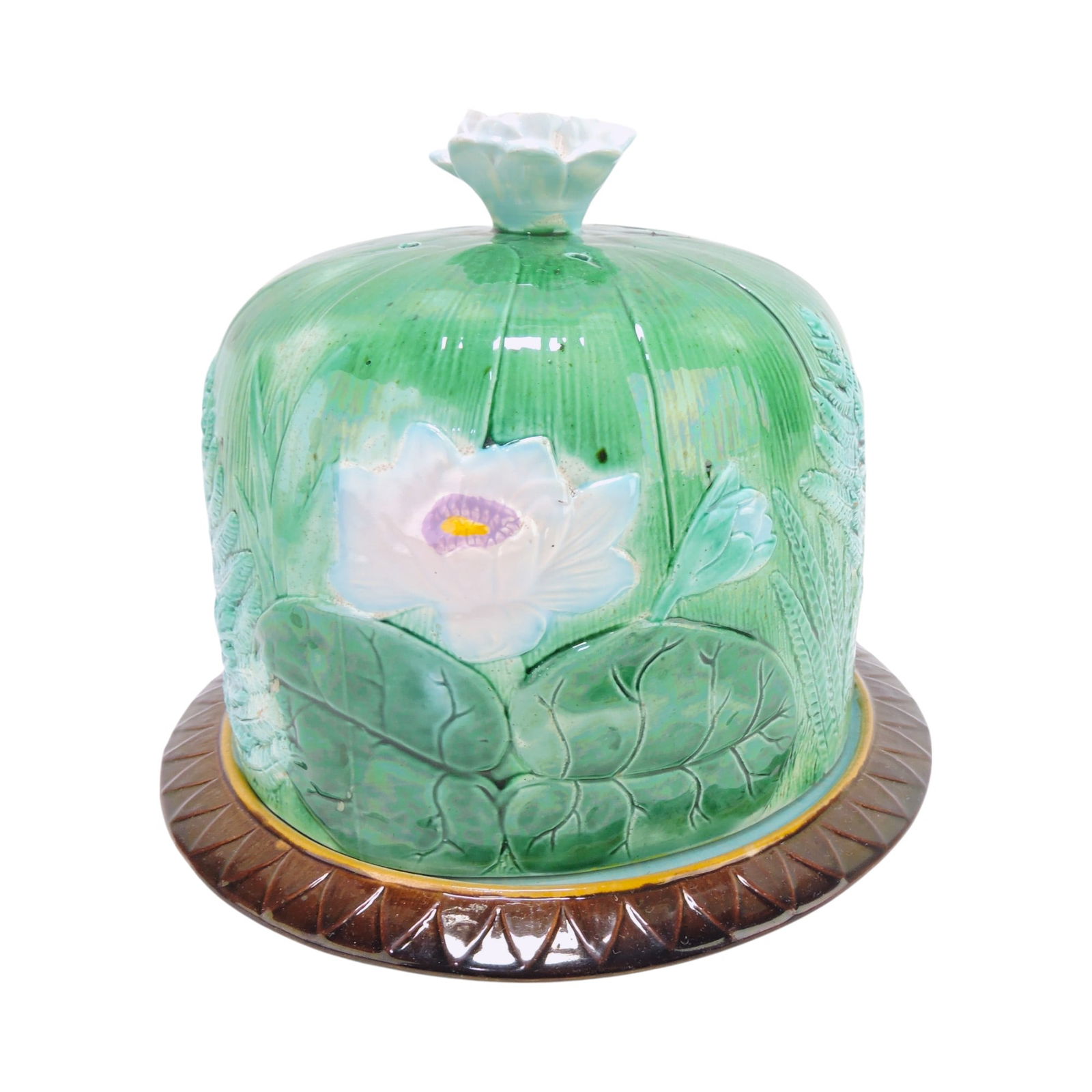 Holdcroft pond lily cheese keeper, (1 of 3)