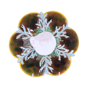 George Jones majolica 6 well
