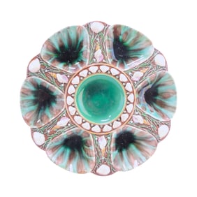 Minton majolica mottled 6 well