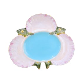 Minton majolica seafood plate