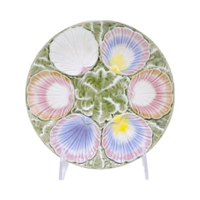 Wedgwood majolica six well oyster