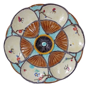 Fielding majolica insect and fan
