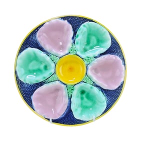 Adams & Bromley cobalt majolica