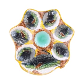 Adams & Bromley majolica fish