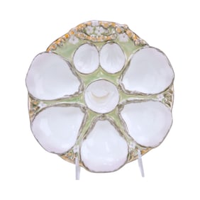 Carl Tiesch 9" green 5 well oyster