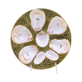 Carl Tiesch 9" 5 well oyster plate