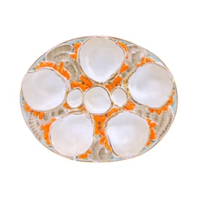 Oval 5 well oyster plate, 11"