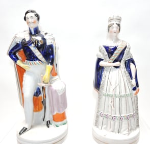 Staffordshire pair of figure of Prince Albert
