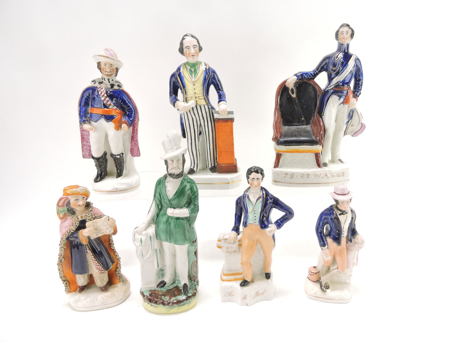 Seven Staffordshire figures to include (1 of 1)