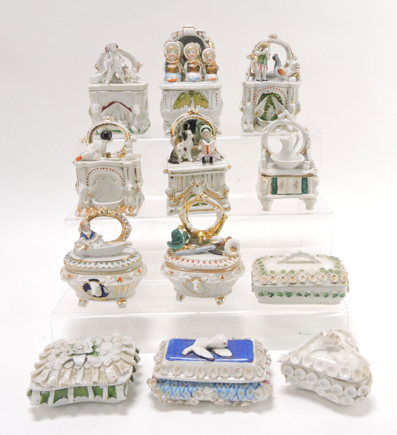 Staffordshire / porcelain lot of 12 (1 of 1)