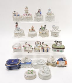Staffordshire / porcelain lot of 20