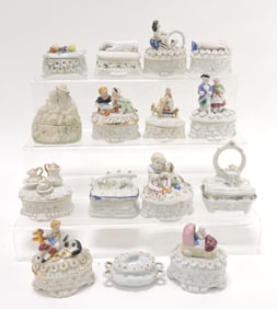 Staffordshire / porcelain lot of 15