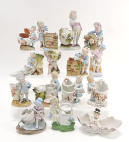 Staffordshire porcelain lot of