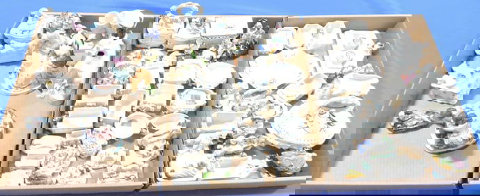 Lot of porcelain and Staffordshire