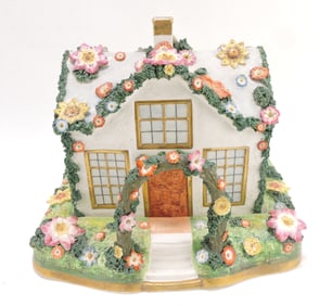 Large Staffordshire pottery house