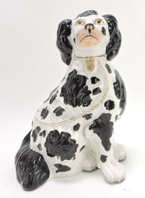 Staffordshire black & white spaniel