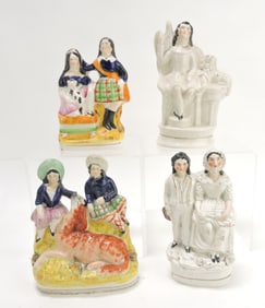 Staffordshire lot of 4 figures,