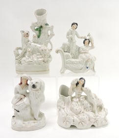 Staffordshire lot of 4 figures,