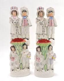Staffordshire lot of 4 figures,