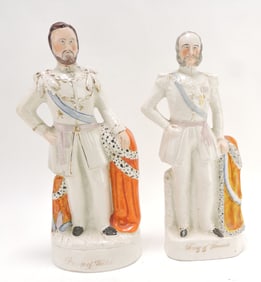 Staffordshire lot of 2 figures, 'Prince