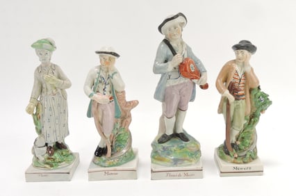 Staffordshire Pearlware lot of