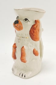 Staffordshire russet spaniel jug,