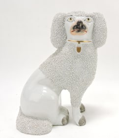 Staffordshire free leg poodle, 9 1/2"