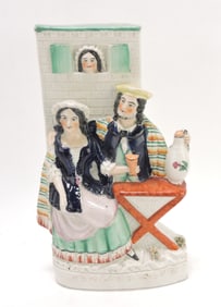 Staffordshire rare 'Jealous Wife'