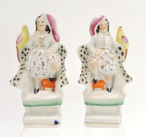 Staffordshire pair of Royal children
