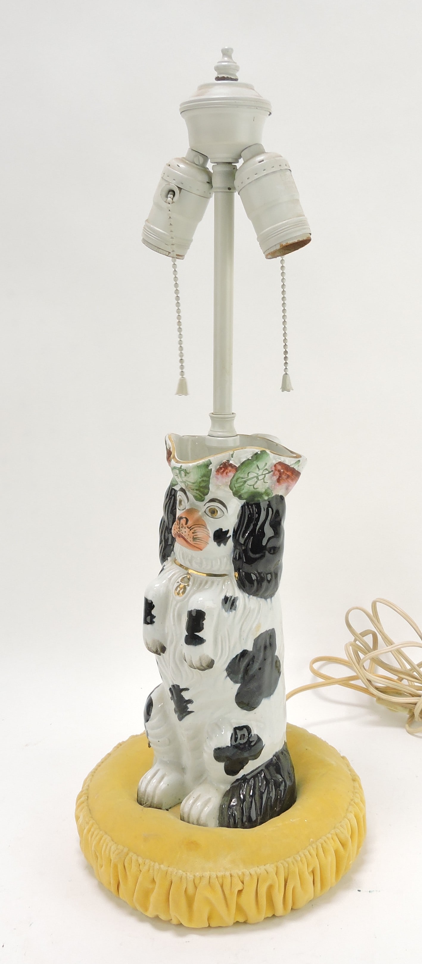 Staffordshire black & white spaniel (1 of 2)