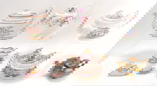 Lot of 7 lustre ware pieces, various