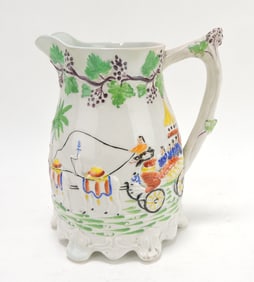 Soft paste pitcher, 7 1/2"