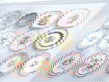 Soft paste lot of 12 plates,