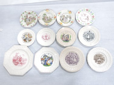 Soft paste lot of 12 plates,