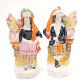 Staffordshire pair of Royal children