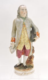 Staffordshire Ben Franklin figure