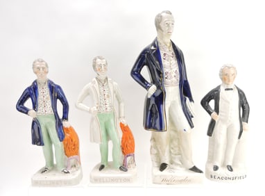 Staffordshire lot of 4 figures: