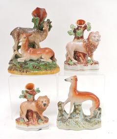 Staffordshire lot of 4 figures,