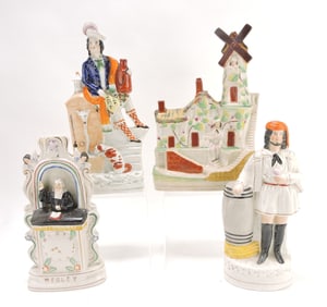 Staffordshire lot of 4 figures,