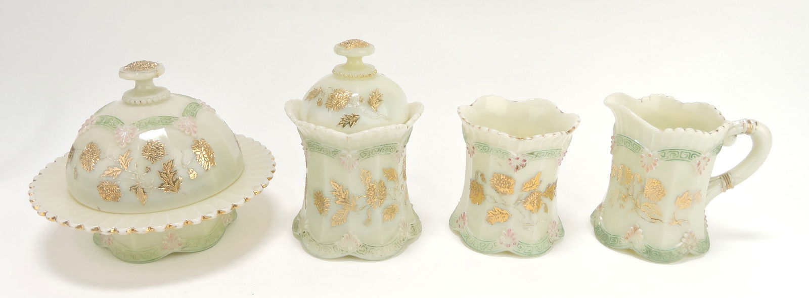 Northwood custard glass chrysanthemum (1 of 1)