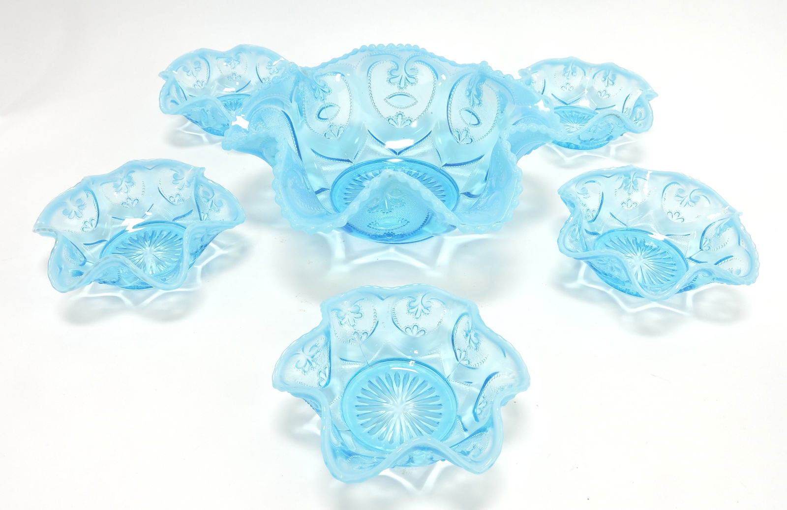 Dugan blue opalescent jeweled (1 of 1)