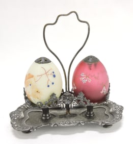 Mt. Washington enameled egg shaped