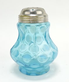 Fenton blue opalescent coin spot