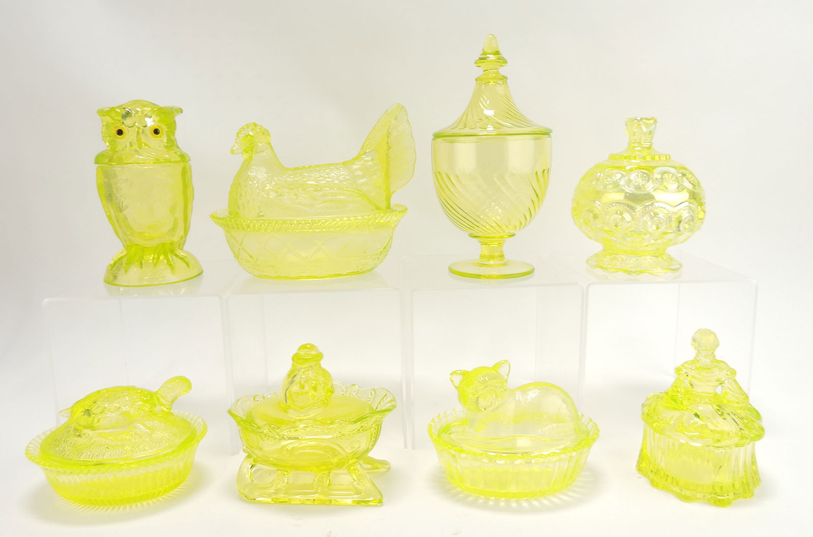 Vaseline glass uranium lot of (1 of 1)