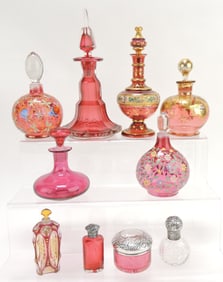 Moser and cranberry lot of