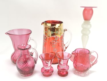 Cranberry and rosalene lot of