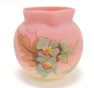 Mt. Washington burmese floral enamel