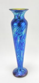 Lundberg art glass vase 'Evening