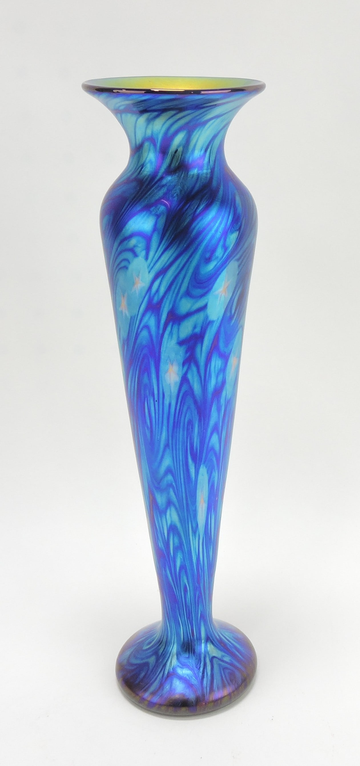 Lundberg art glass vase 'Evening (1 of 2)