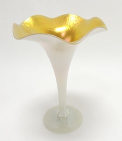 Steuben (attributed) Calcite trumpet